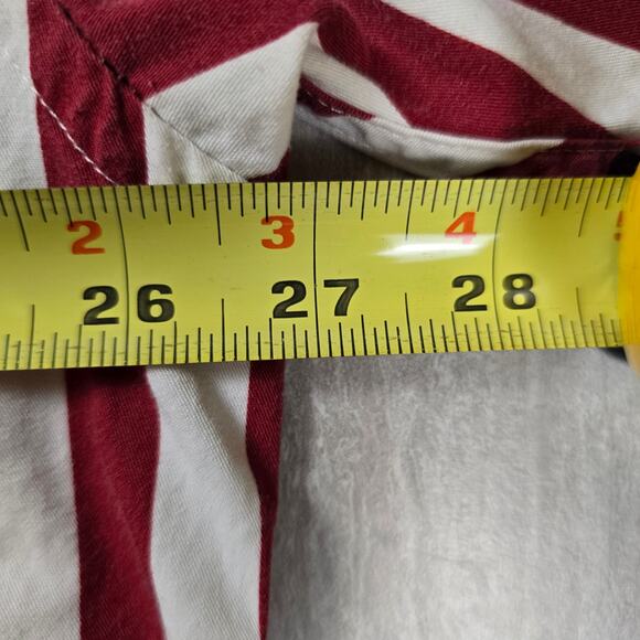 Vintage Structure Short Sleeve Button Up XL USA Flag Pattern XLarge - Picture 7 of 9